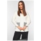 Женский кардиган белого цвета с принтом 199685L