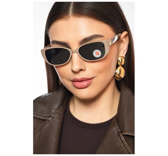 Окуляри жіночі бежевого кольору 199750L