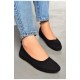Балетки жіночі чорного кольору в`язані 199935L