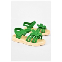 Босоніжки дитячі силіконові зеленого кольору 199980L Босоніжки дитячі силіконові зеленого кольору 199980L