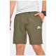 Шорти чоловічі однотонні кольору хакі 200224L