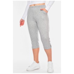 Бриджі жіночі напівбатальні сірого кольору 200278L