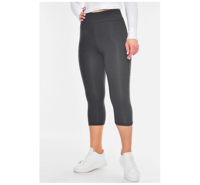 Бриджі жіночі темно-сірого кольору 200368L