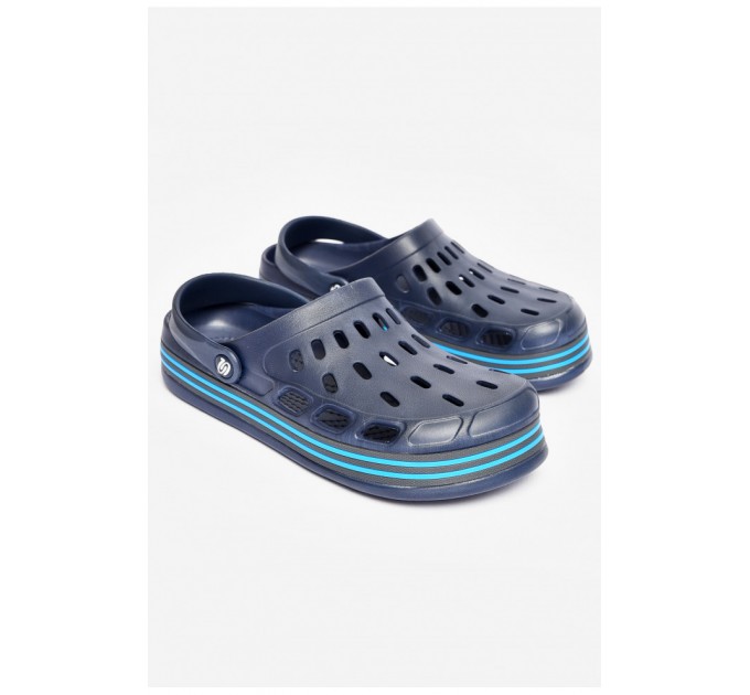Кроксы мужские темно-синего цвета 200569L