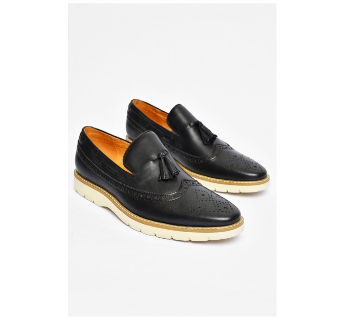 Туфлі чоловічі чорного кольору 200606L