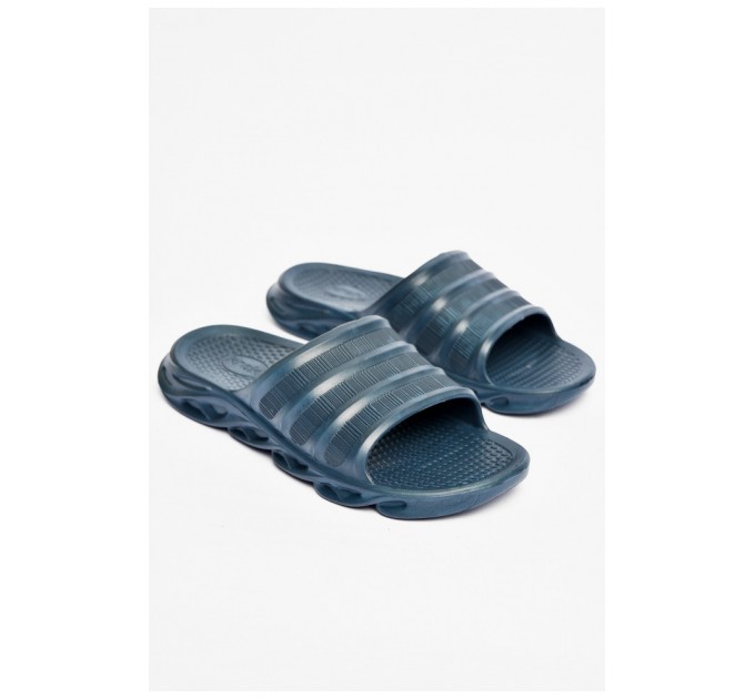 Шлепки подростковые пена темно-синего цвета 200649L