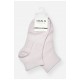 Носки женские демисезонные спортивные светло-сиреневого цвета 200805L