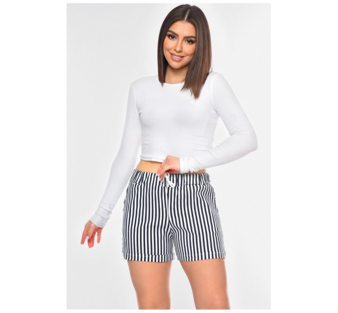 Шорти жіночі темно-синього кольору 200918L