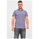 Сорочка чоловіча фіолетового кольору в клітинку 201535L