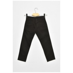 Штани дитячі для хлопчика чорного кольору 201626L