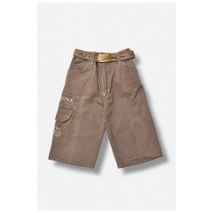 Бриджі дитячі для хлопчика кольору хакі 201693L