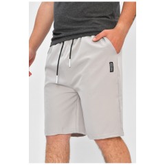 Шорти чоловічі однотонні світло-сірого кольору 201859L