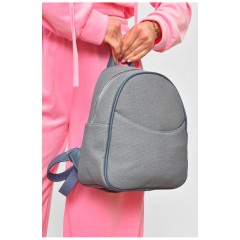 Рюкзак жіночий з екошкіри блакитного кольору 201950L