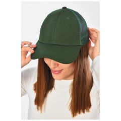 Кепка жіноча зеленого кольору 202017L