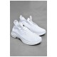 Кросівки чоловічі білого кольору на шнурівці 202147L