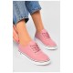 Мокасини жіночі рожевого кольору на шнурівці 202161L