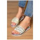 Шлепанцы женские белого цвета 202363L