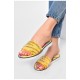 Шльопанці жіночі жовтого кольору 202364L