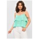 Майка жіноча однотонна м'ятного кольору 202604L