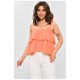 Майка жіноча однотонна коралового кольору 202605L
