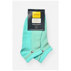 Шкарпетки жіночі спортивні демісезонні бірюзового кольору 202666L