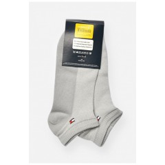 Шкарпетки жіночі спортивні демісезонні сірого кольору 202673L