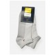 Шкарпетки жіночі спортивні демісезонні сірого кольору 202673L