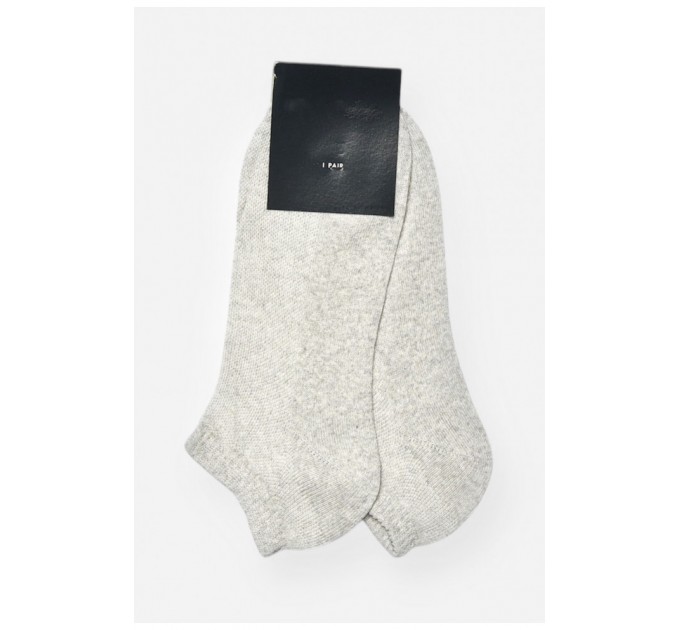 Носки мужские спортивные демисезонные светло-серого цвета 202740L