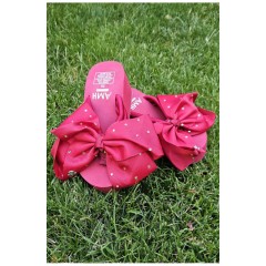 Вьетнамки женские красного цвета 202832L