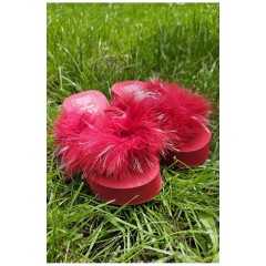 Вьетнамки женские красного цвета 202833L