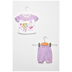 Костюм дитячий для дівчинки бузкового кольору 203061L