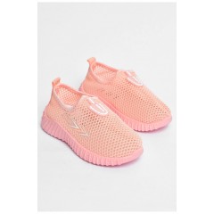 Мокасини дитячі рожевого кольору текстиль 203165L
