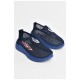 Мокасини дитячі темно-синього кольору текстиль 203167L