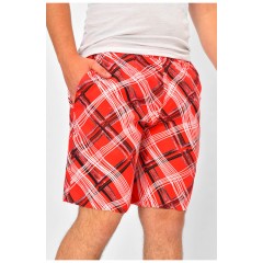 Шорти чоловічі червоного кольору 203219L