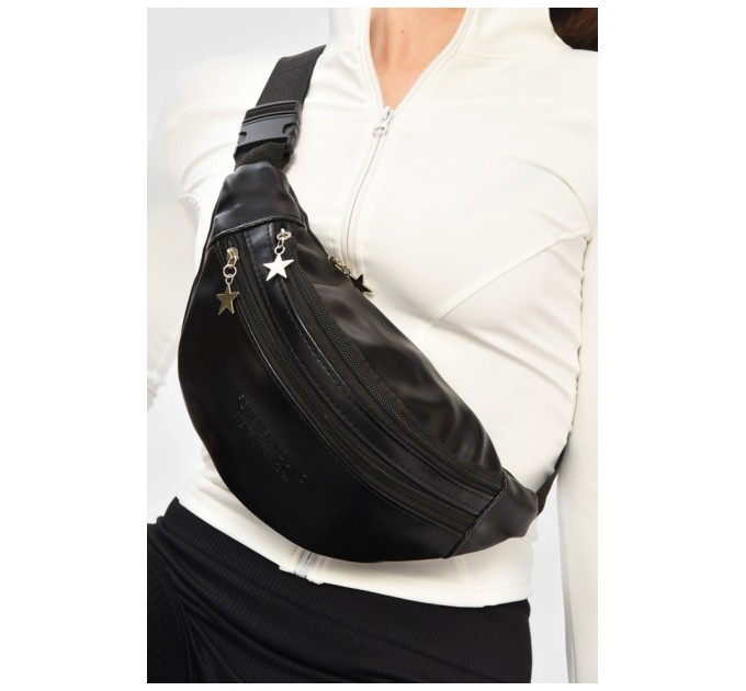 Бананка жіноча чорного кольору 203255L