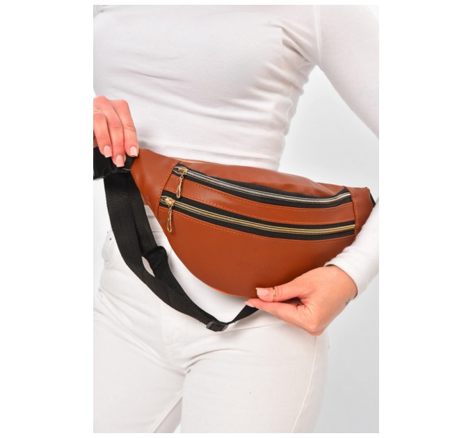 Бананка жіноча коричневого кольору 203301L