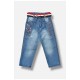 Джинсы детские для мальчика светло-синего цвета 203552L