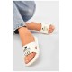 Шльопанці піна жіночі білого кольору 204018L