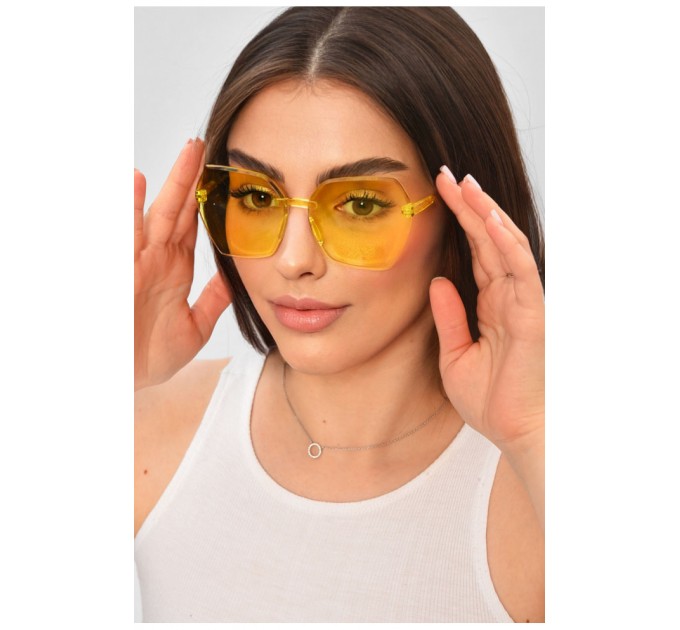 Окуляри жіночі жовтого кольору 204211L
