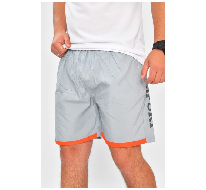Шорти чоловічі сірого кольору 204233L