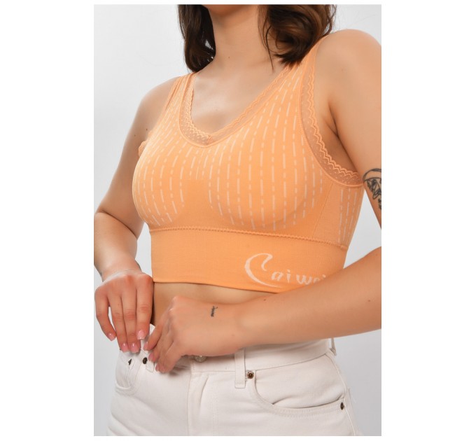 Топ женский оранжевый цвет чашки В 204437L