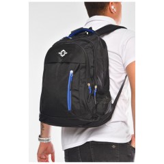 Рюкзак мужской спортивный черного цвета 204463L