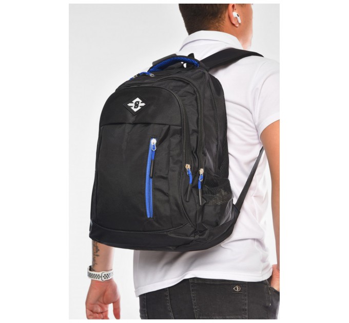 Рюкзак мужской спортивный черного цвета 204463L