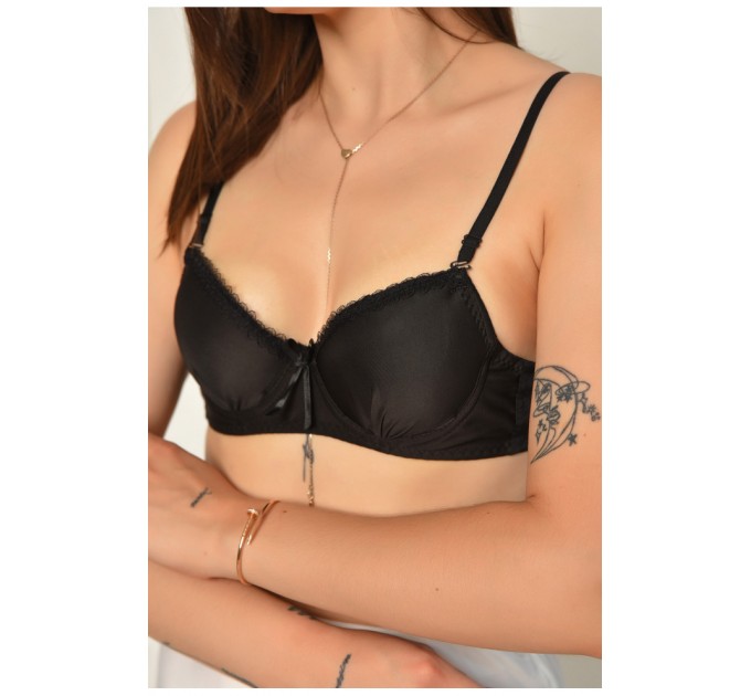 Бюстгальтер жіночий чорного кольору чашка В 204634L