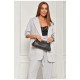 Піджак жіночий однотонний світло-сірого кольору 204707L