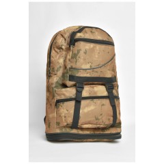 Рюкзак чоловічий спортивний бежевого кольору з принтом 204777L