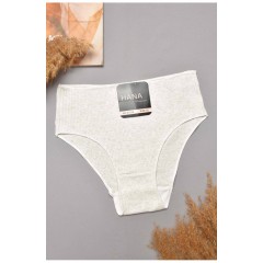 Труси жіночі напівбатальні молочного кольору 204791L