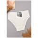 Труси жіночі напівбатальні молочного кольору 204791L