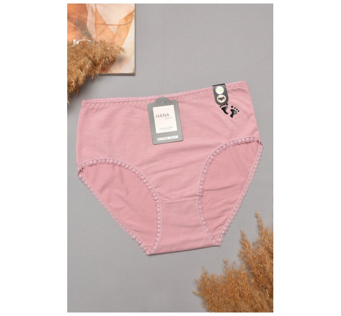 Труси жіночі напівбатальні рожевого кольору 204796L