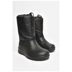 Дутики чоловічі піна на овчині чорного кольору 205014L